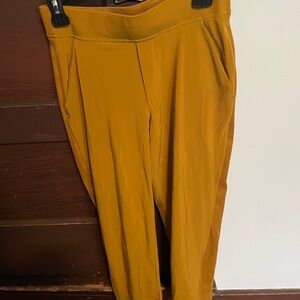 Athleta Brooklyn Mustard Yellow Pants
